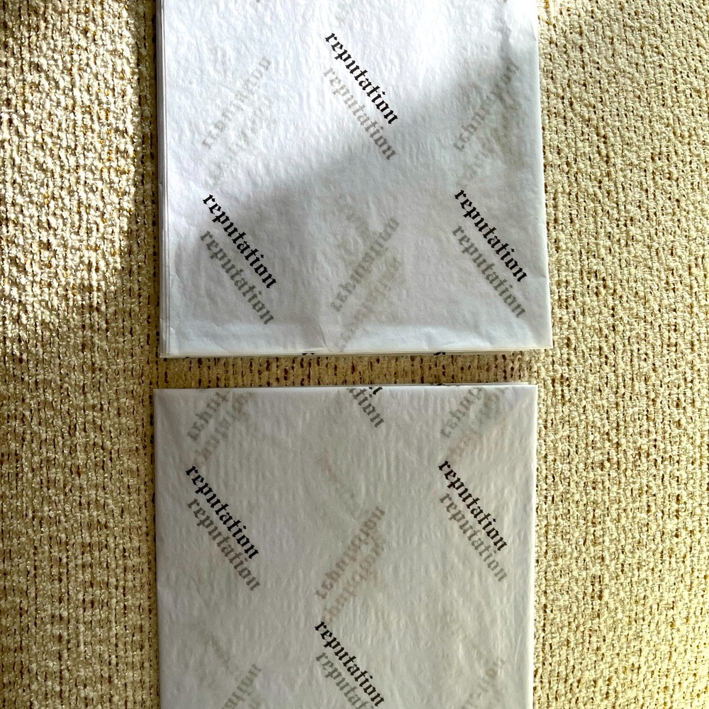 Taylor Swift reputation tissue paper